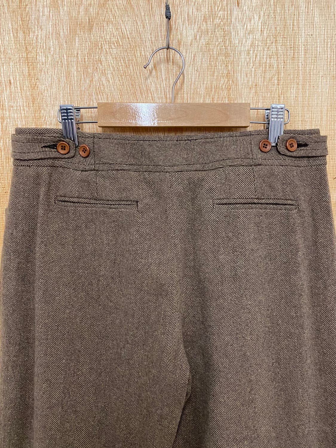 MAX&CO flare slacks 막스앤코 헤링본 플레어 핏 슬랙스 상품이미지8