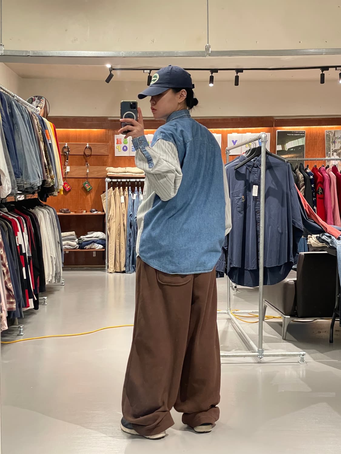 빈티지 데님 웨스턴 셔츠   상품이미지5