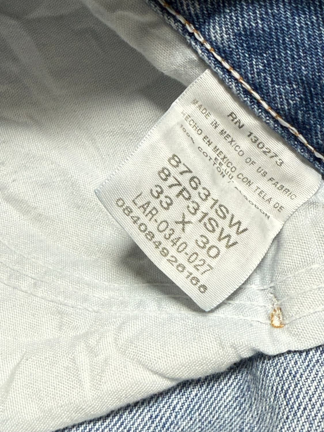 랭글러서브브랜드 Rustler denim pants러슬러데님팬츠 워크웨어 상품이미지7