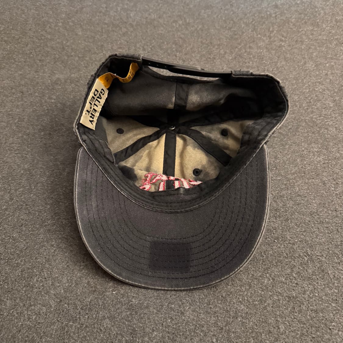 갤러리 디파트먼트 ATK 썬 페이디드 캡 썬 페이디드 블랙 상품이미지2