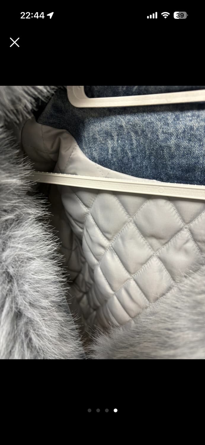 데님 퍼 자켓 누빔안감 상품이미지4