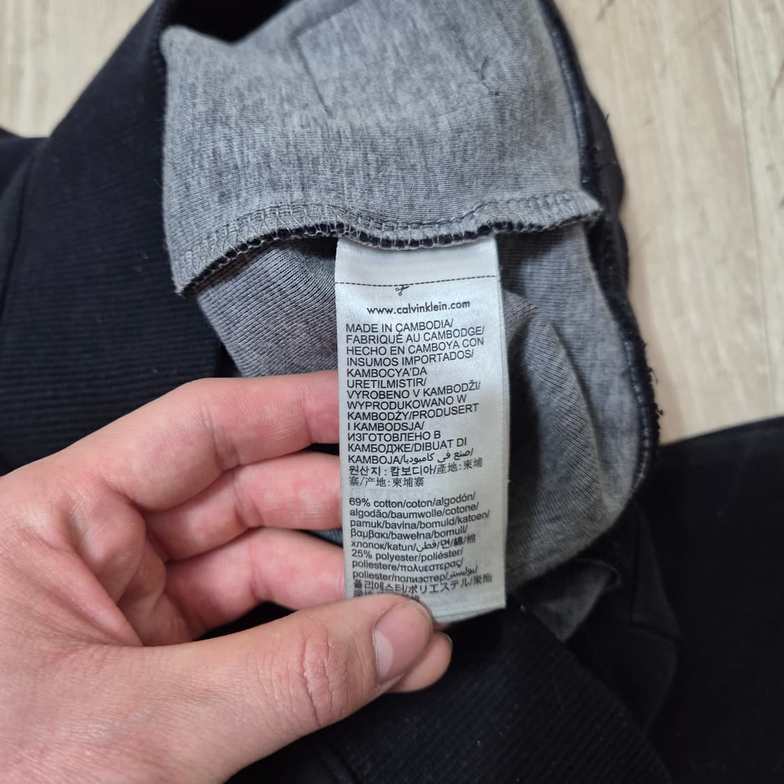 캘빈클라인 진스 빅로고 맨투맨 L(100) 상품이미지8