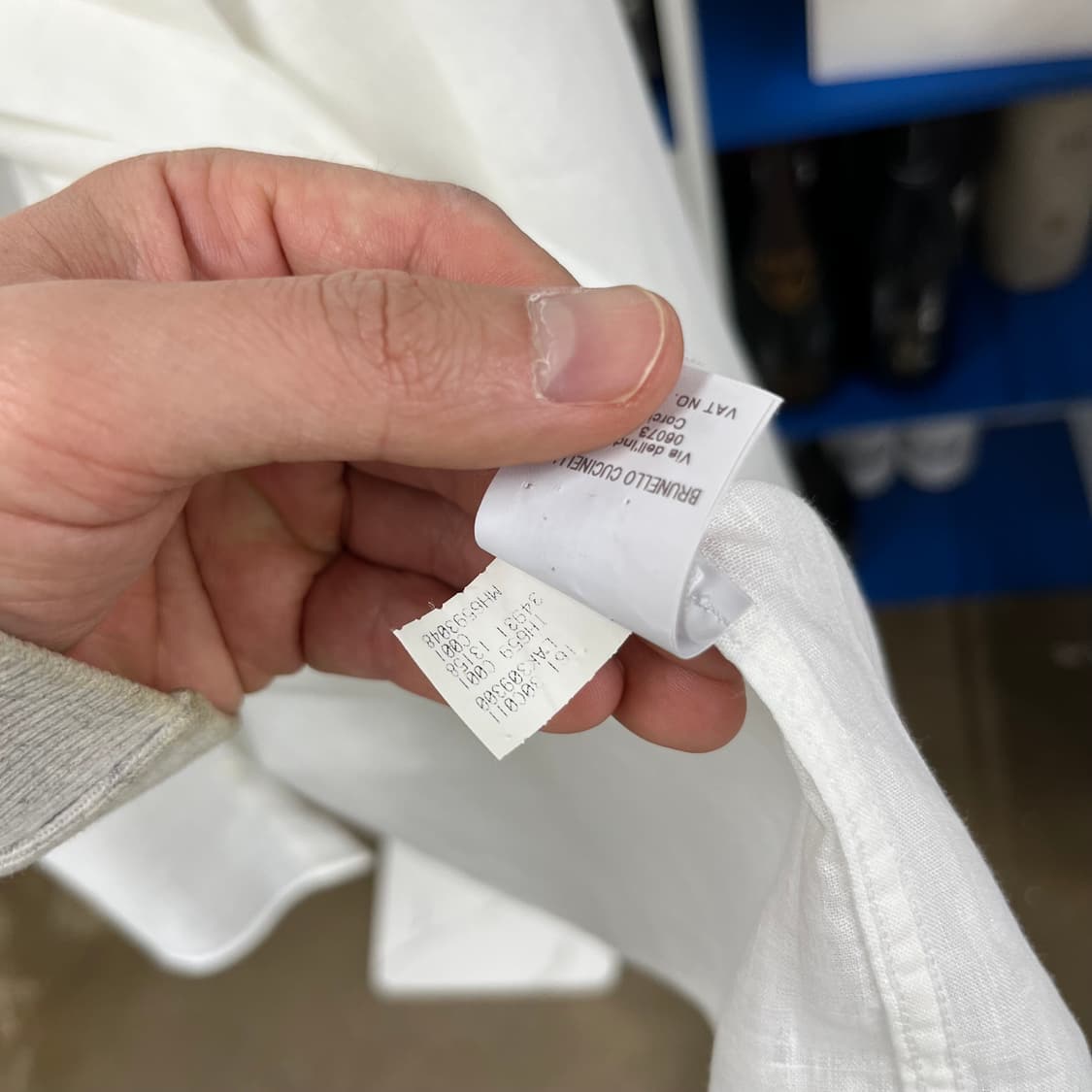 브루넬로쿠치넬리 린넨 셔츠 L 상품이미지5