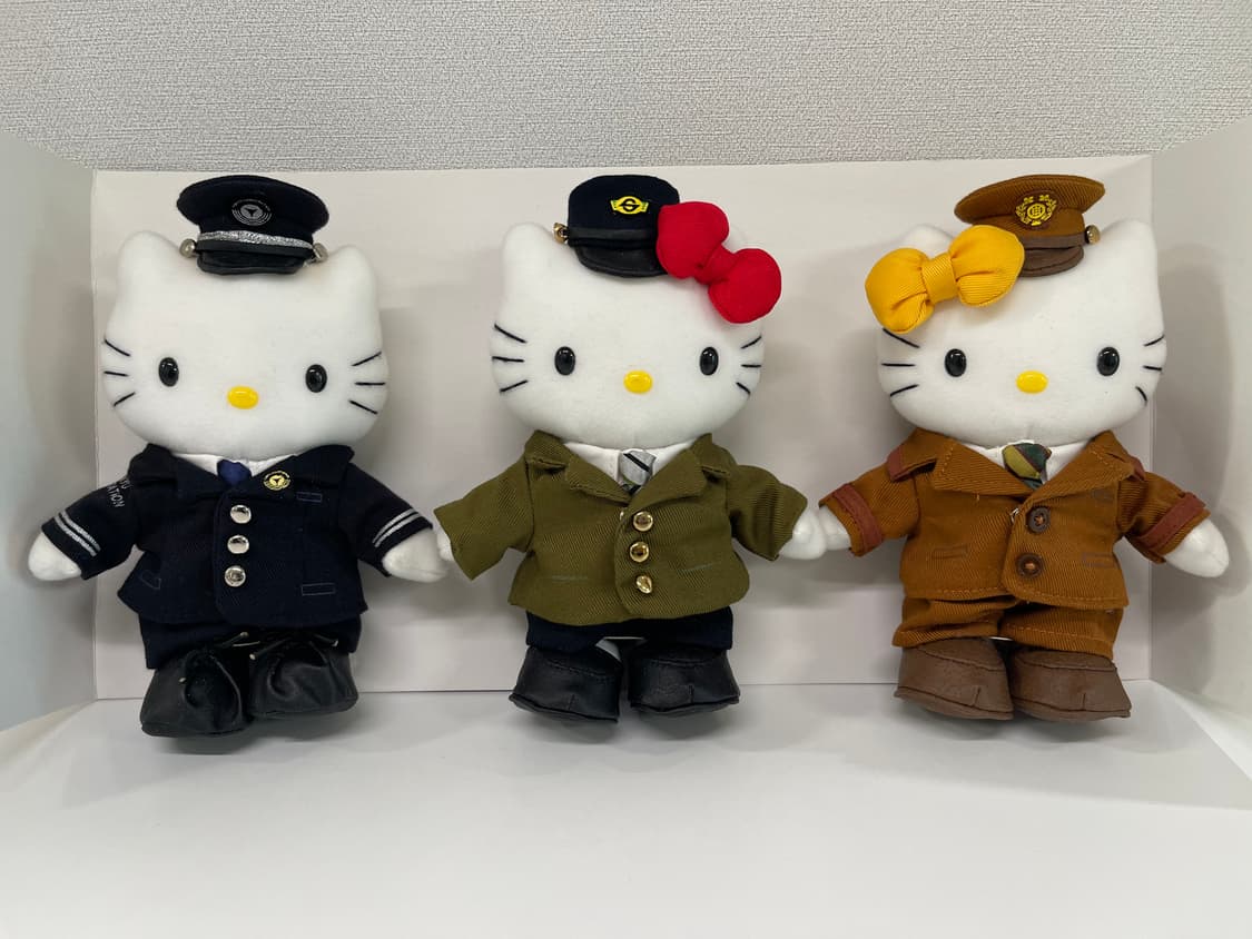 헬로키티 트레인 박스 한정판 인형 세트 고전 상품이미지3