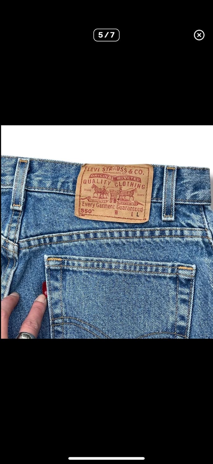 usa 리바이스 550 데님팬츠 r2180 상품이미지6