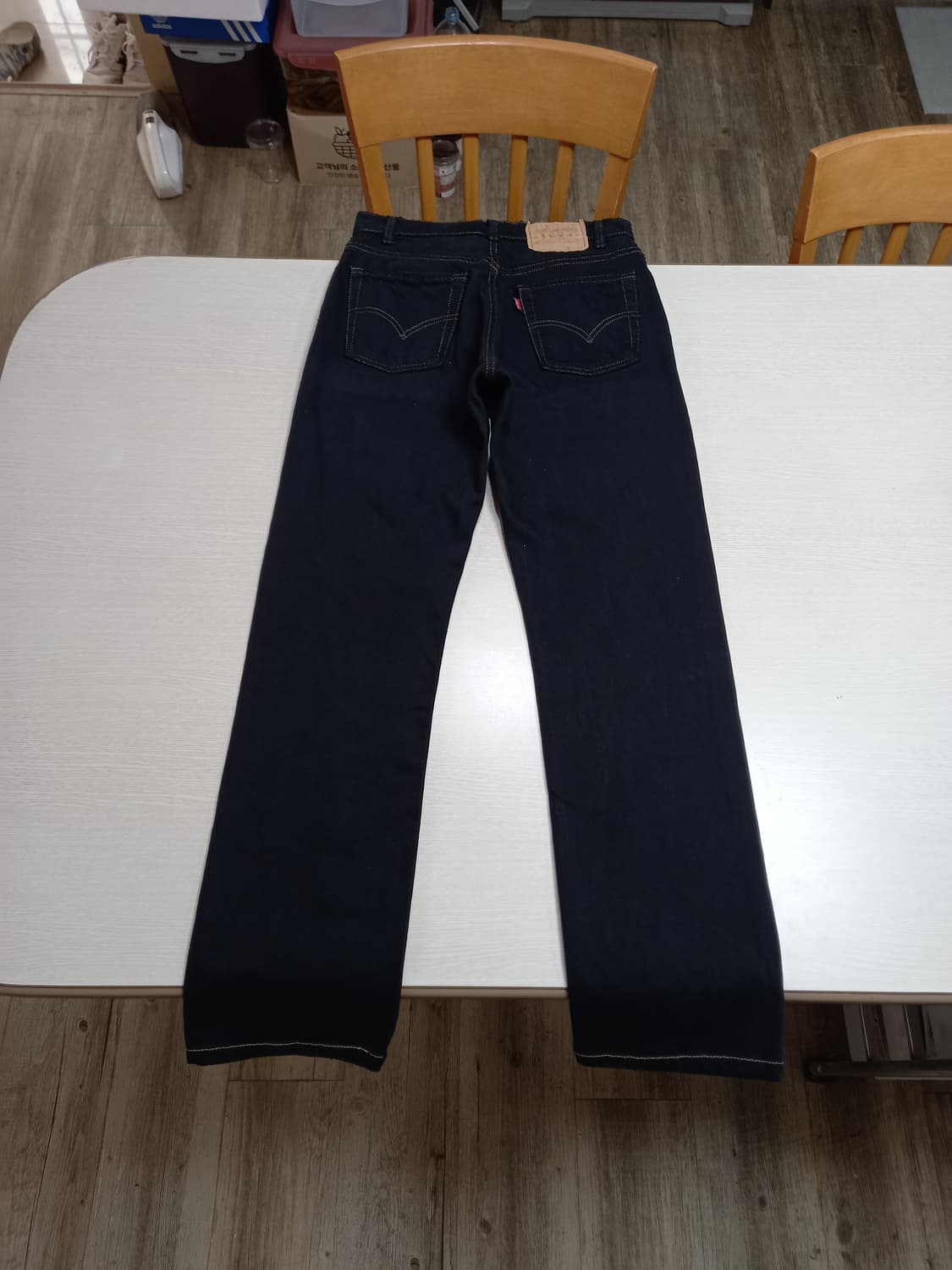 28-29  90's 리바이스550 USA 일자진 블랙 29-582 상품이미지2