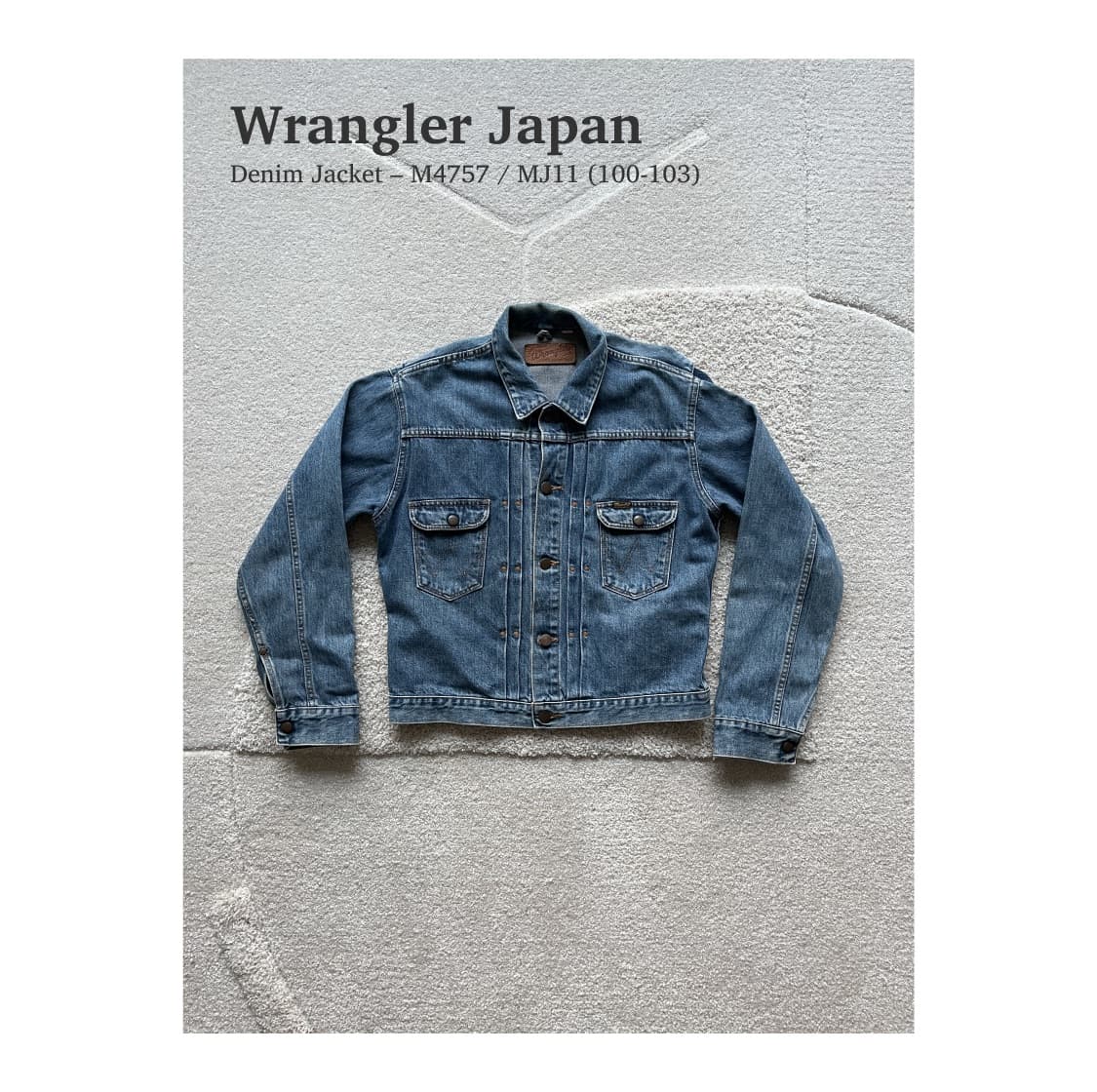 랭글러 존레논 데님 Mj11 (100-103) 상품이미지1