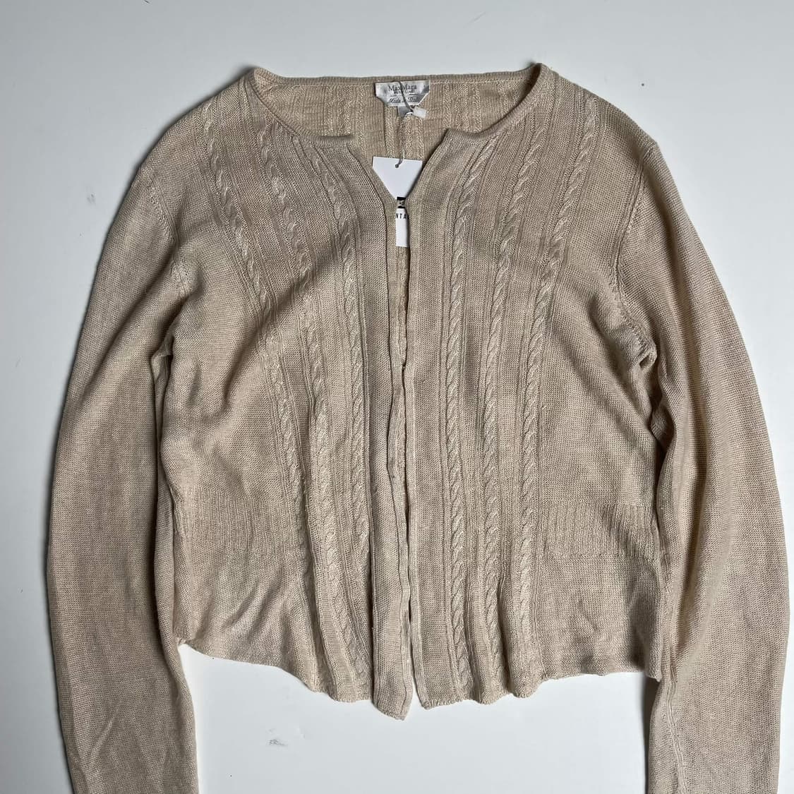 Max mara 린넨 트위스트 가디건 (italy)   상품이미지2