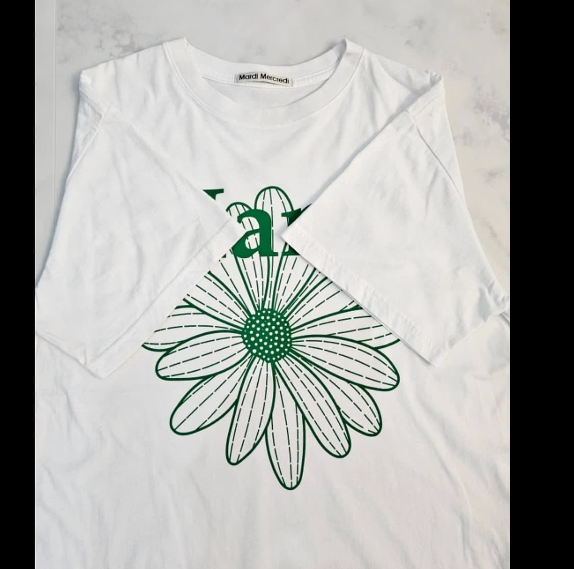 마르디 메크르디 플라워 티셔츠 남95 여~77 상품이미지3
