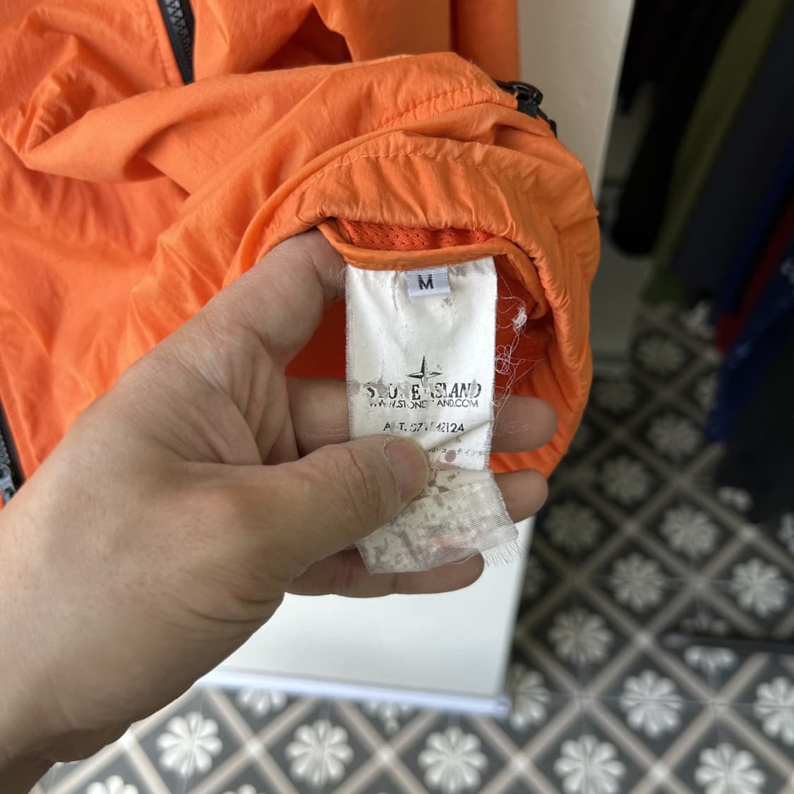 16735 - 스톤아일랜스 와펜 사선 지퍼 바람막이 자켓 상품이미지4