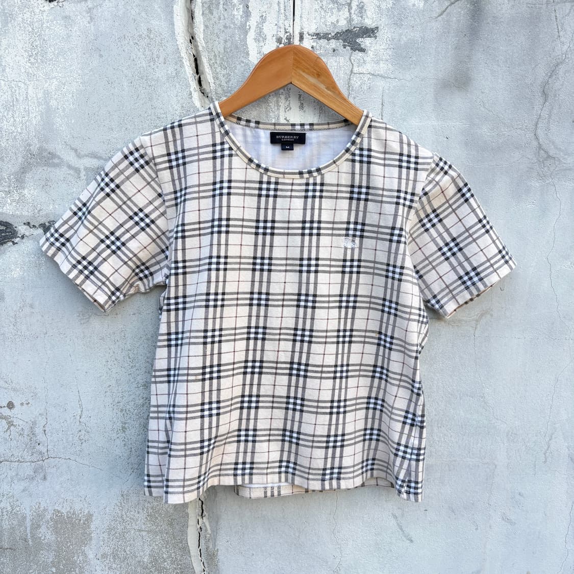 Burberry 버버리 노바체크 반팔 티셔츠 상품이미지1