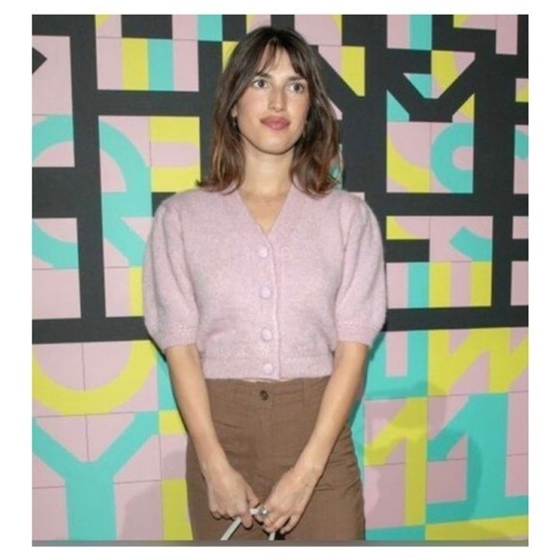 Rouje 루쥬/루즈 논노 모헤어 가디건 핑크 38 사이즈 상품이미지2