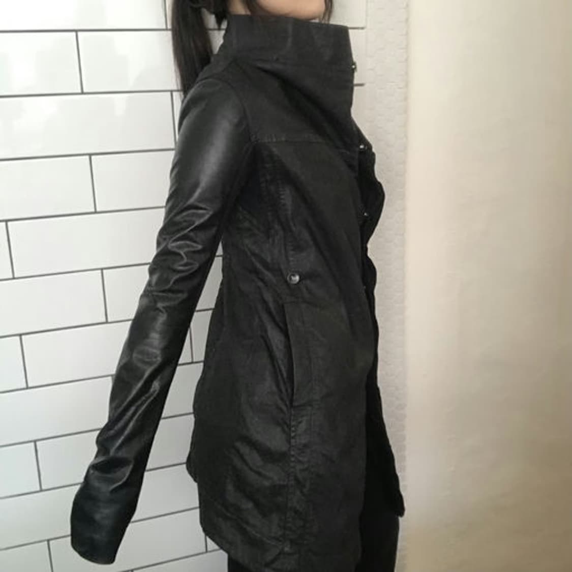 릭 오웬스(Rick Owens) 다크웨어 터틀넥 하이넥 자켓 상품이미지10