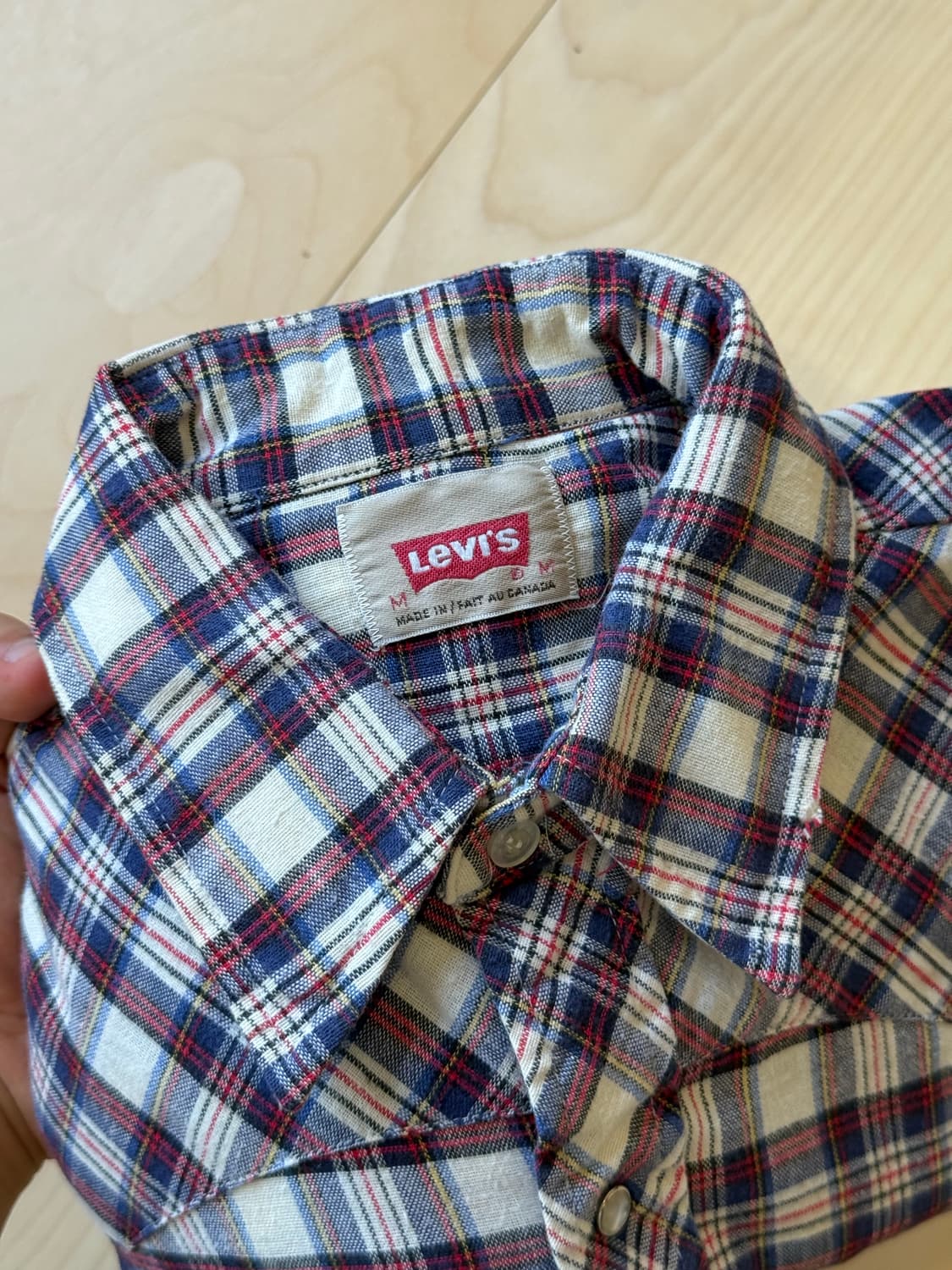Levi’s Western Plaid Shirt 상품이미지4