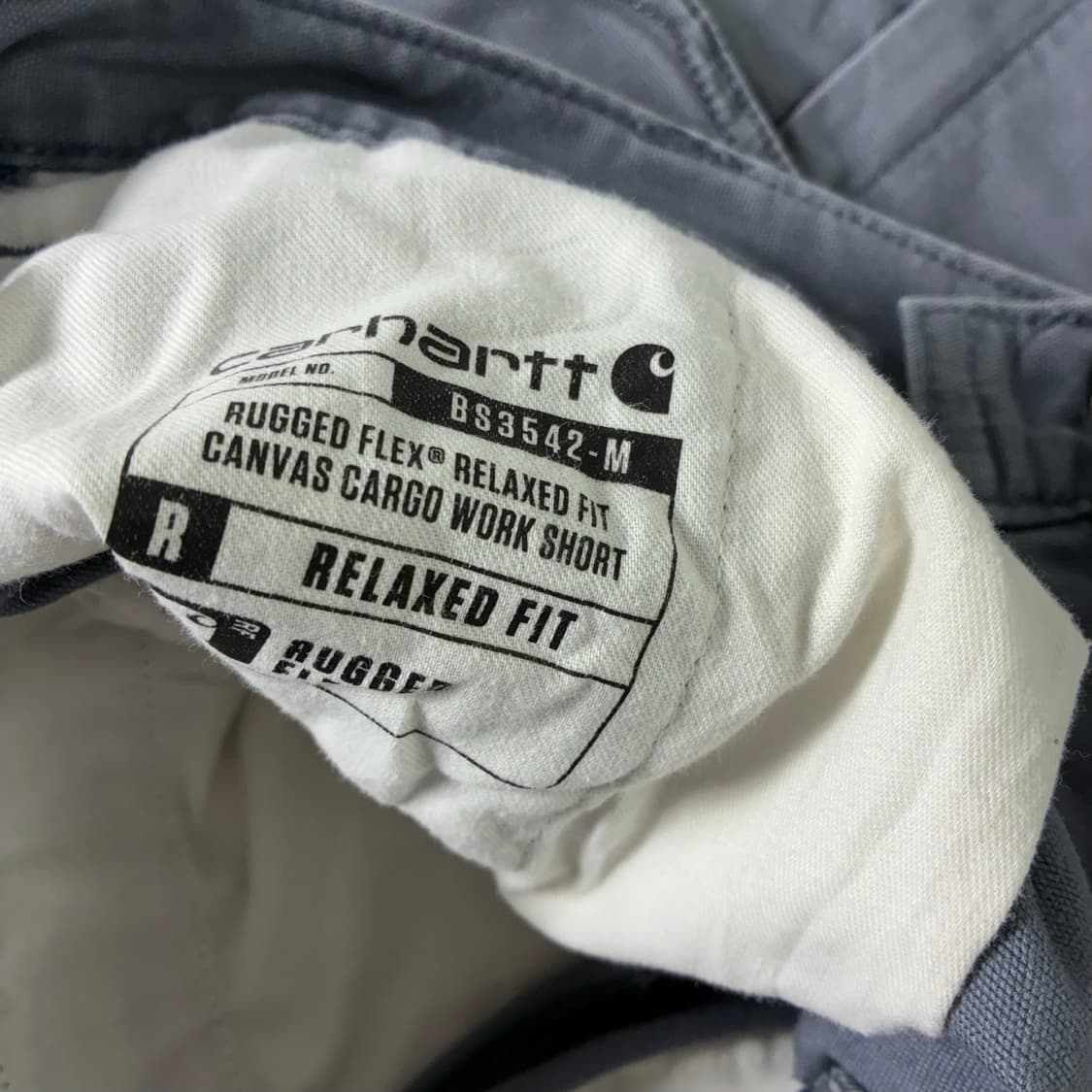Carhartt  칼하트 워시드 그레이 카고 하프팬츠  상품이미지7