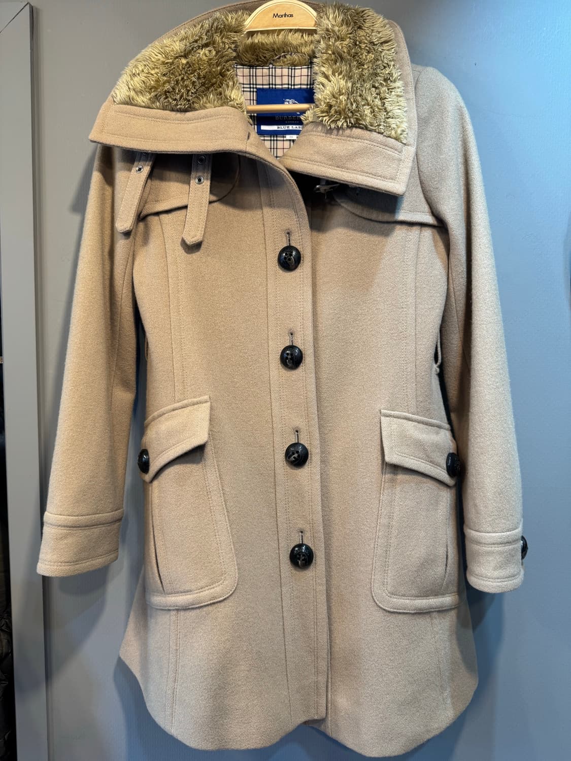 버버리 블루라벨 코트 상품이미지9