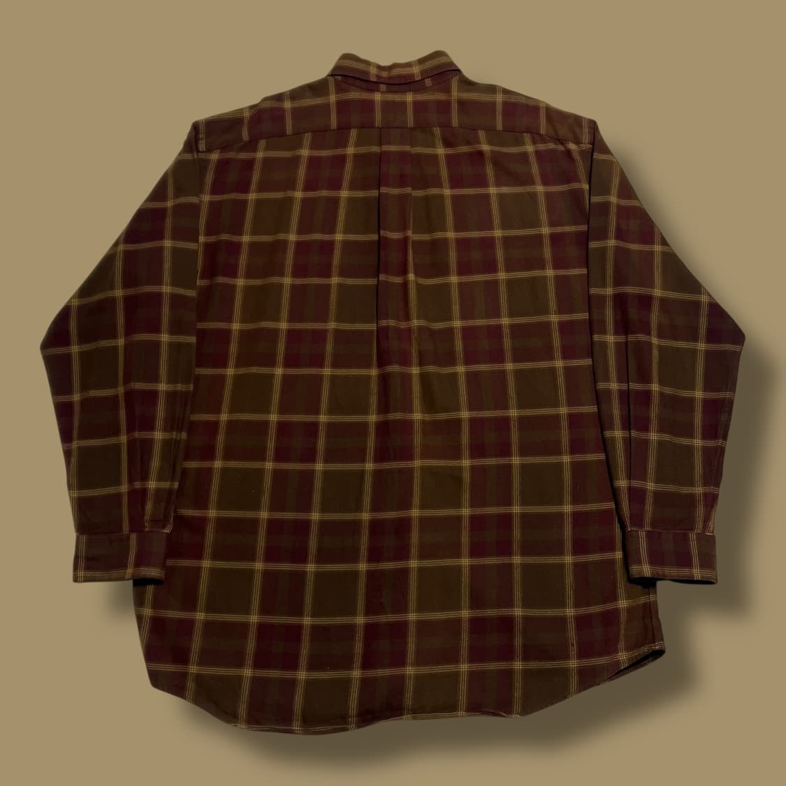 Polo Ralph Lauren 코튼 브라운 체크 셔츠 상품이미지2