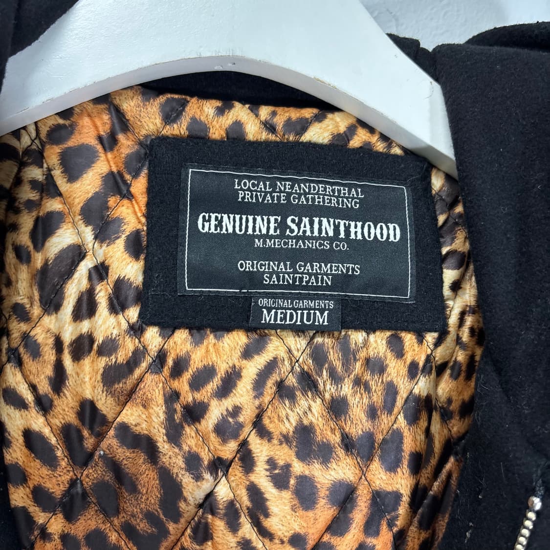 M 세인트페인 블랙 누빔 떡볶이 더플코트 상품이미지5