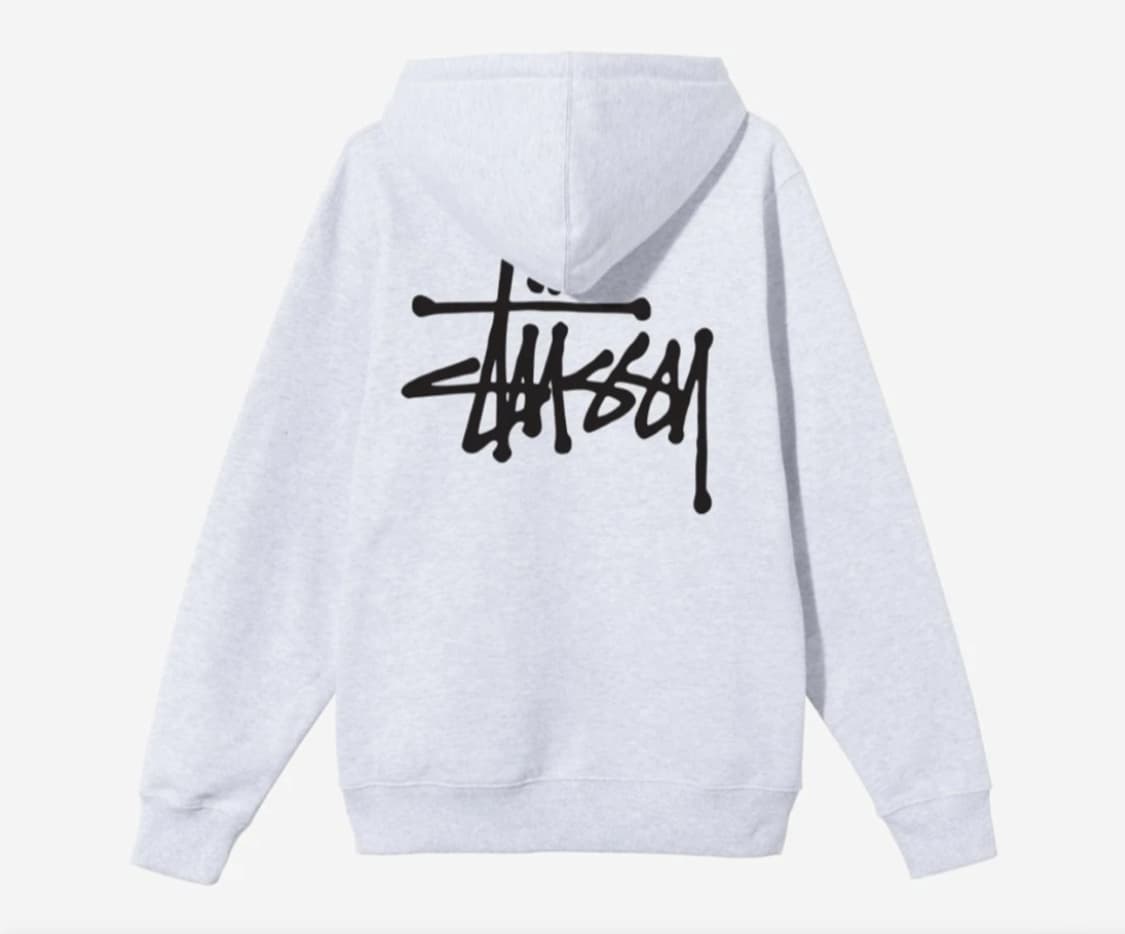 스투시 베이직로고 기모 후드집업 2컬러 상품이미지4