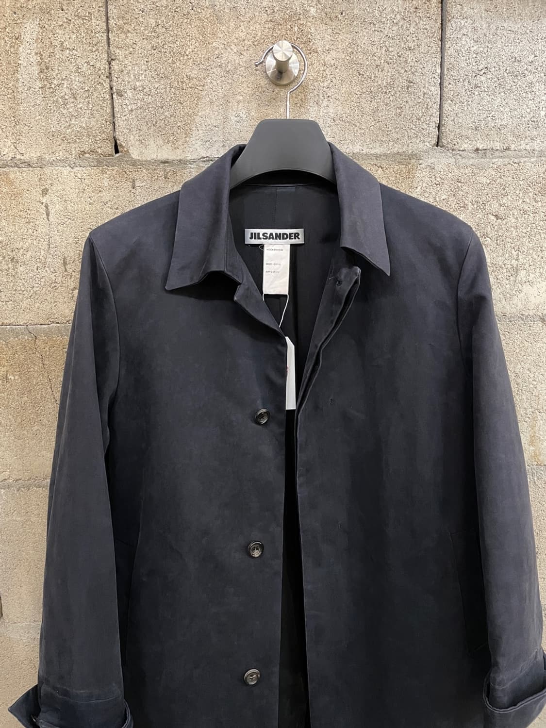 질샌더 히든 버튼 코트 상품이미지2