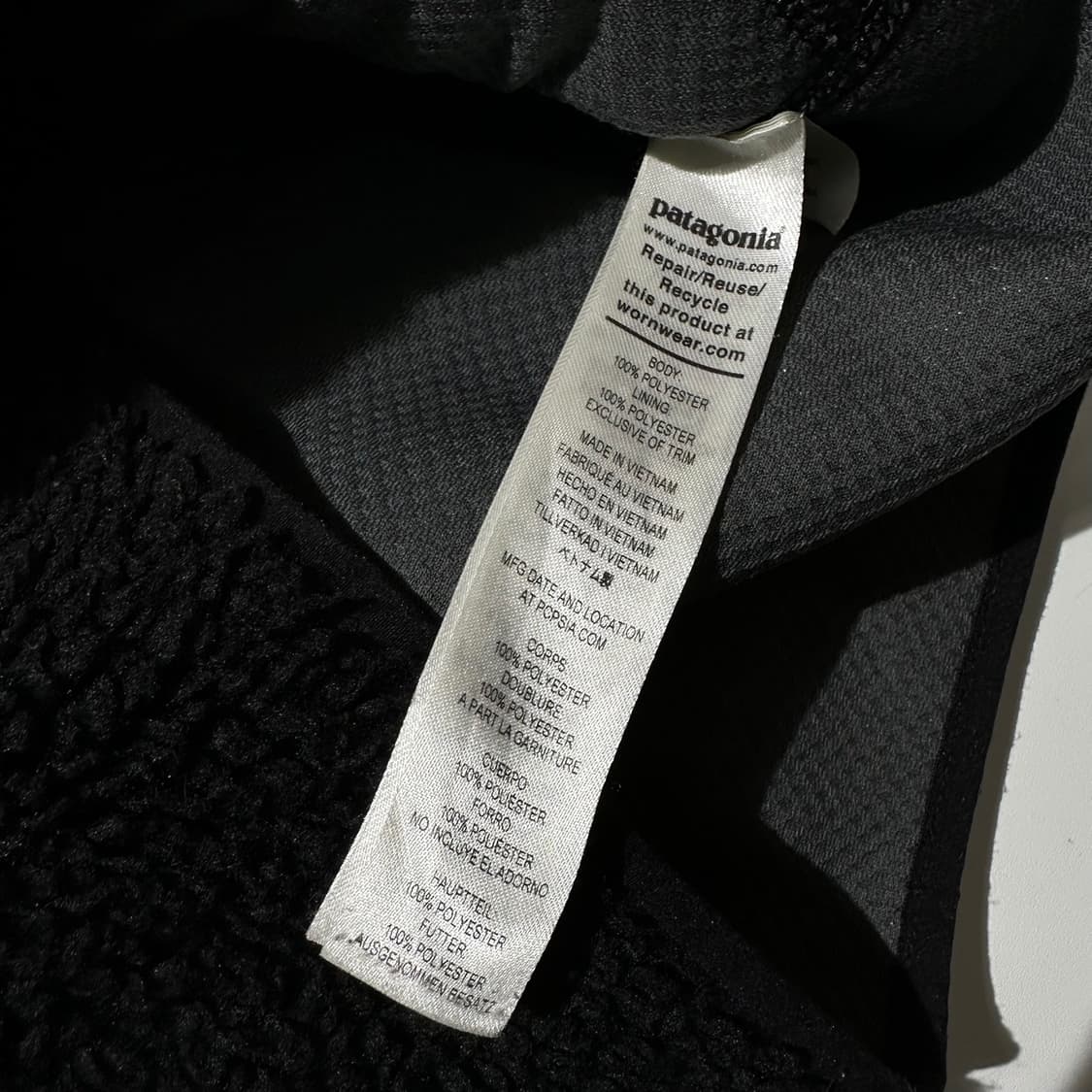 파타고니아 레트로 X 후리스 플리스 자켓 블랙 상품이미지6