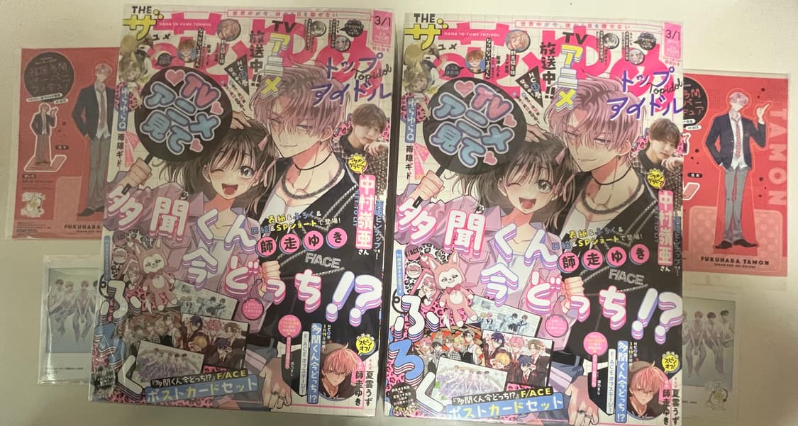 오늘까지 판매 박스급처분)타몬군 지금 어느 쪽 잡지+피규어+엽서 세트 상품이미지2