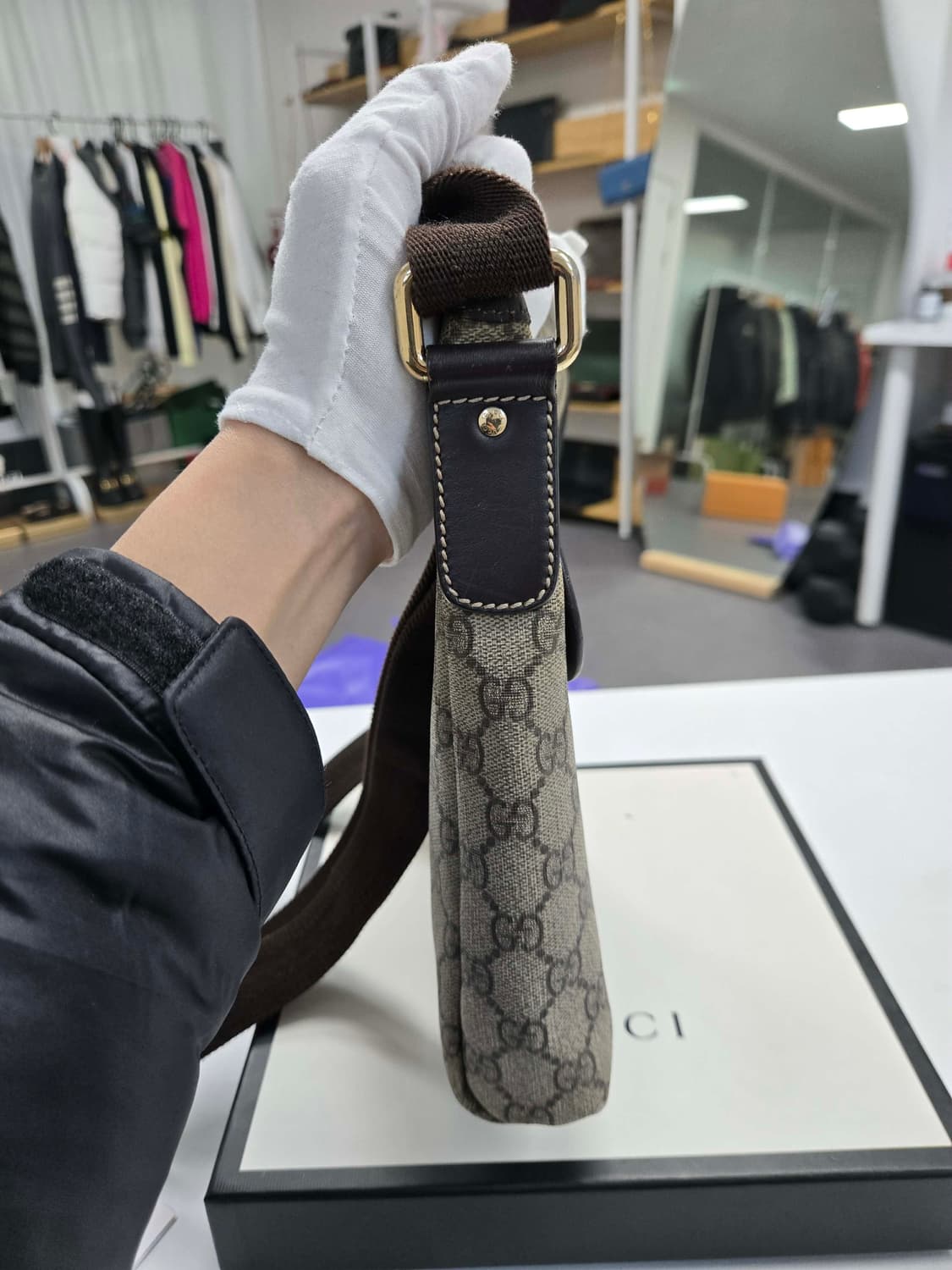 [정품][A급] 구찌 시그니처 메신저 숄더백 상품이미지3