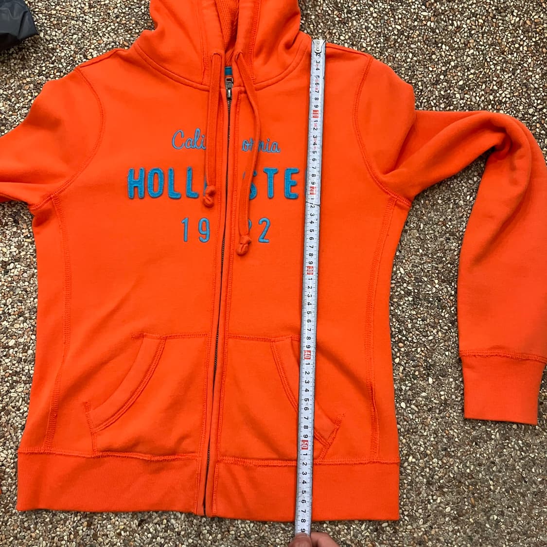 167 홀리스터 후드집업 오렌지 상품이미지5