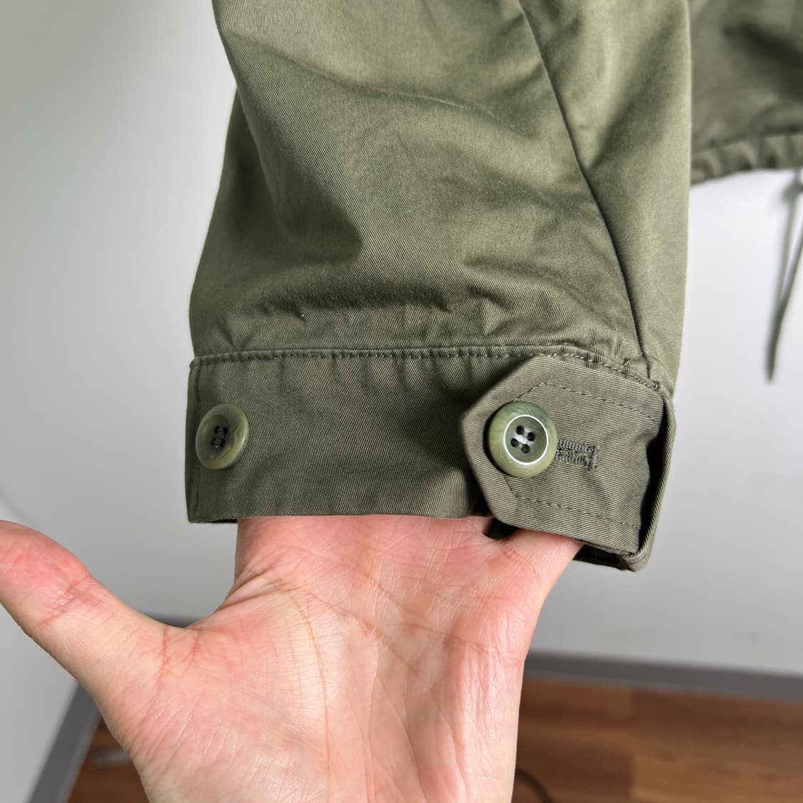 A.P.C 아페쎄 카키 블루종 밀리테어 자켓 L 상품이미지6