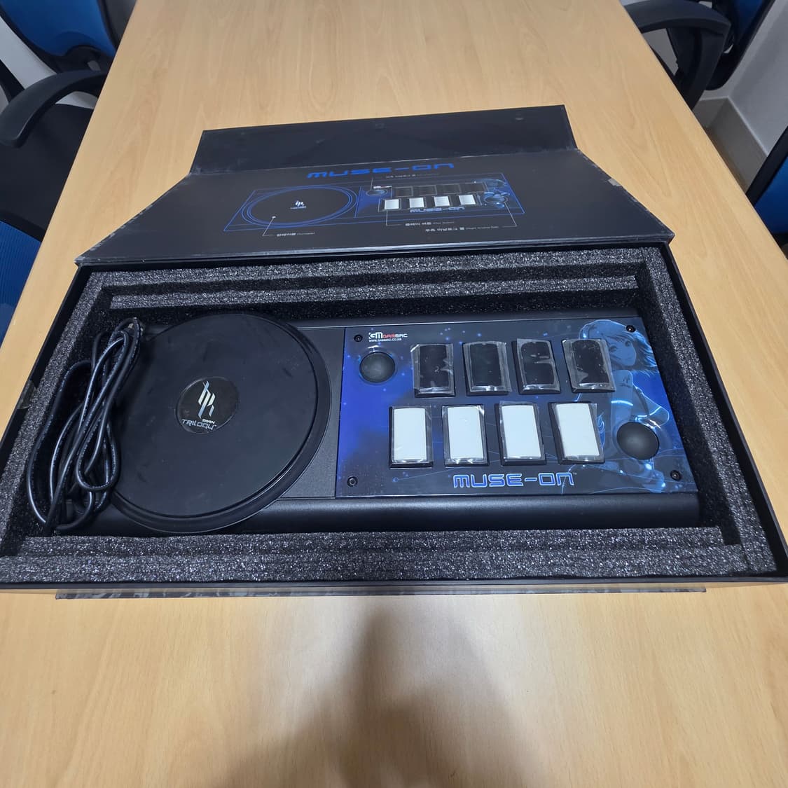 DJ MAX 리듬 액션 컨트롤러 뮤즈온  PC게임용 상품이미지1