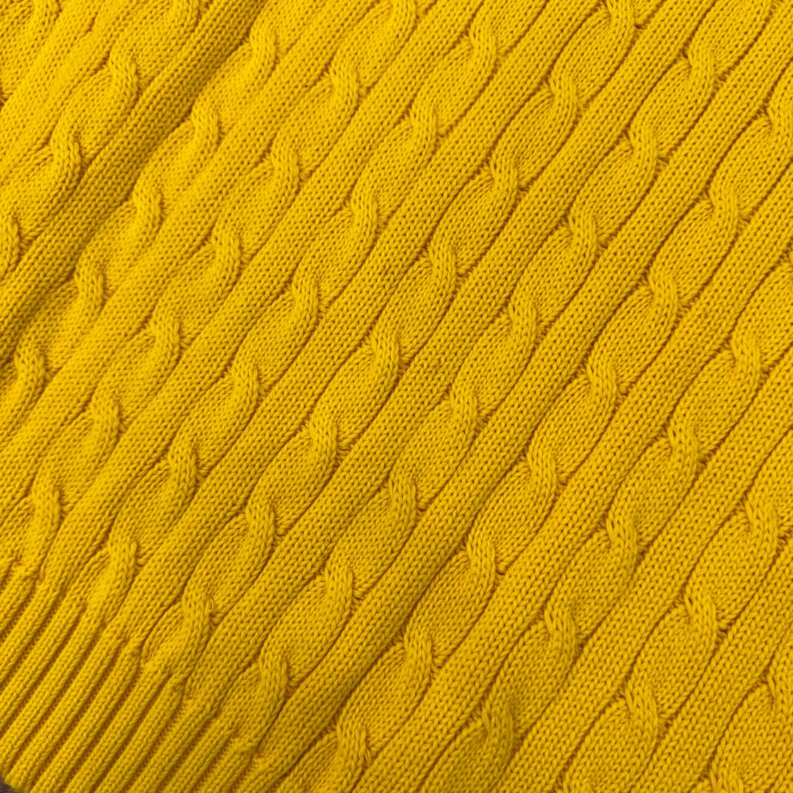 여성용 95~100 폴로 랄프로렌 옐로우 케이블 라운드 니트  상품이미지4