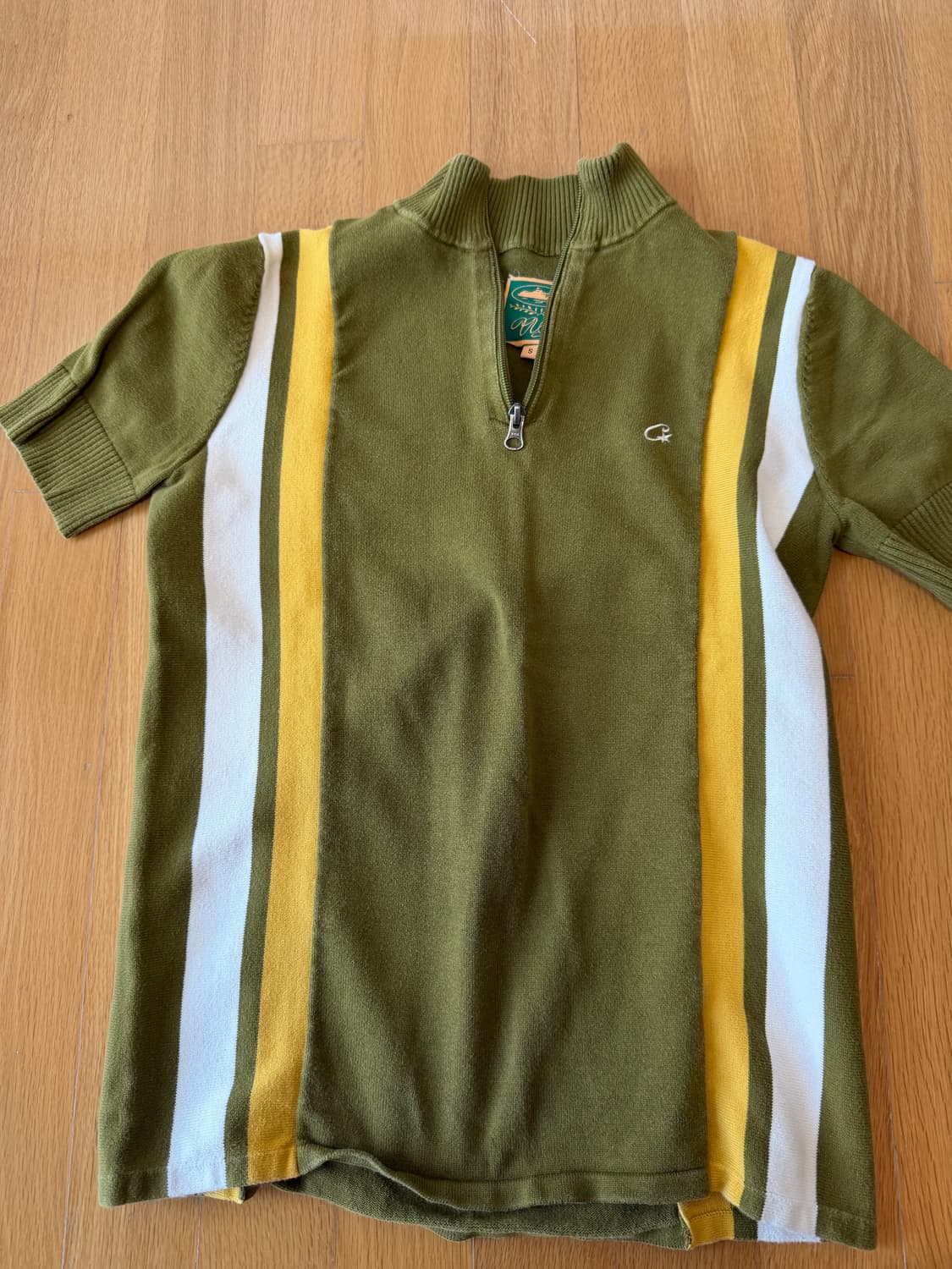 (S) 코르테이즈 vvs 반팔 니트 집업 상품이미지2