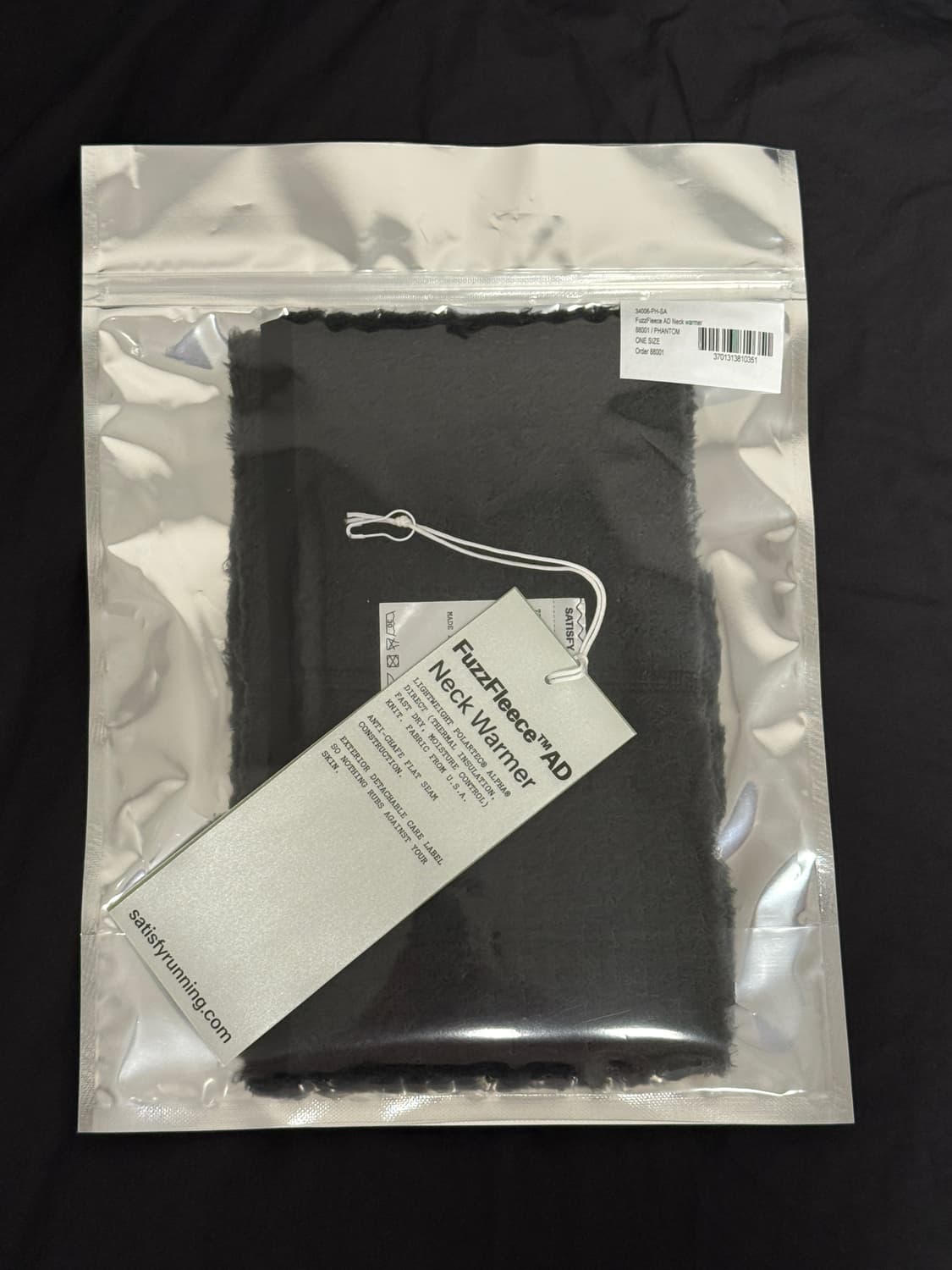 새티스파이러닝 넥워머 팬텀 상품이미지1