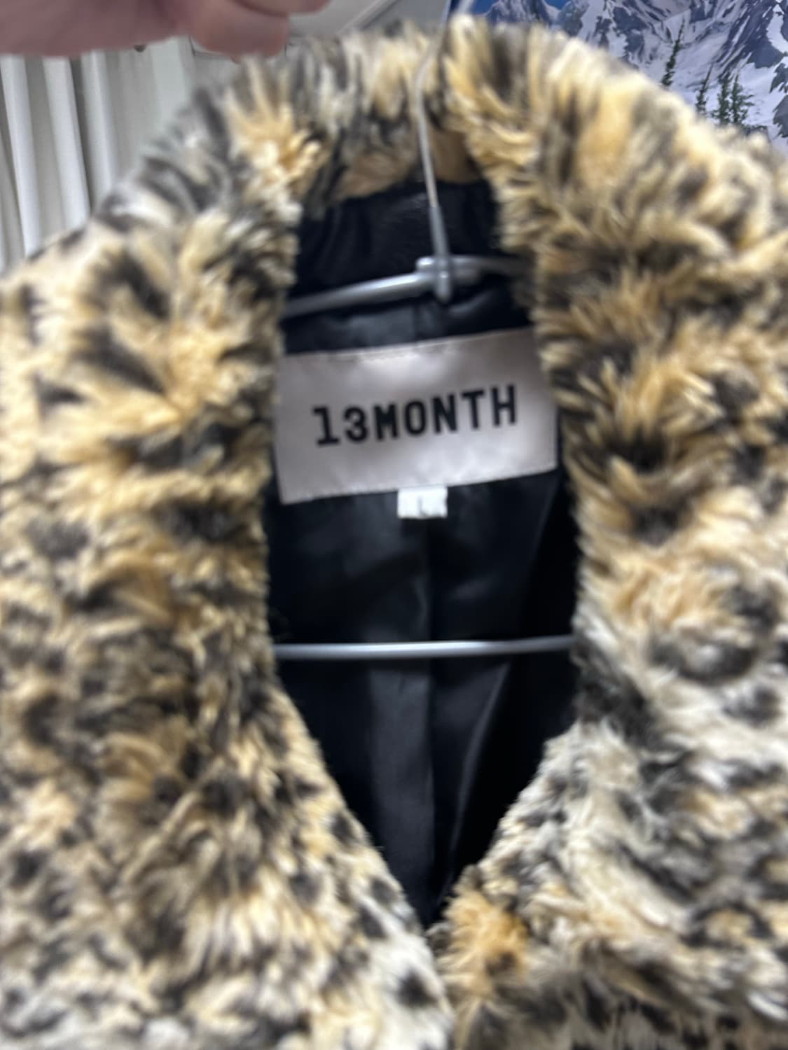 써틴먼스 레오파드 퍼 카코트 상품이미지3