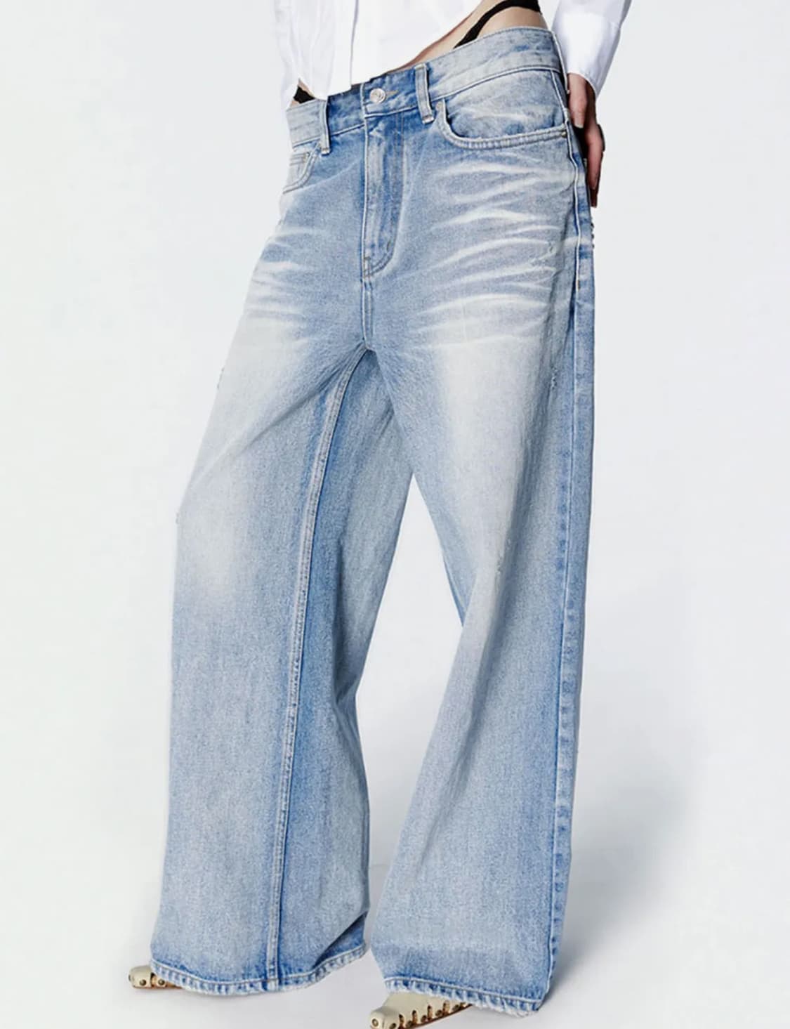 2000아카이브 SNYDER WIDE DENIM (BLUE) 상품이미지1