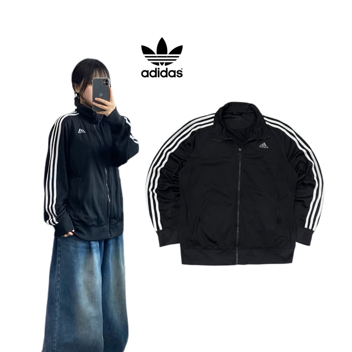 아디다스 올드스쿨 삼선 트랙탑 져지 상품이미지1