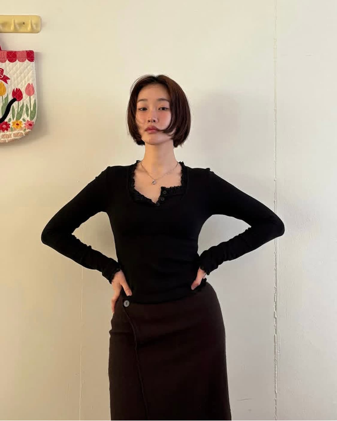 쉬이즈큐트 니트티셔츠 상품이미지2