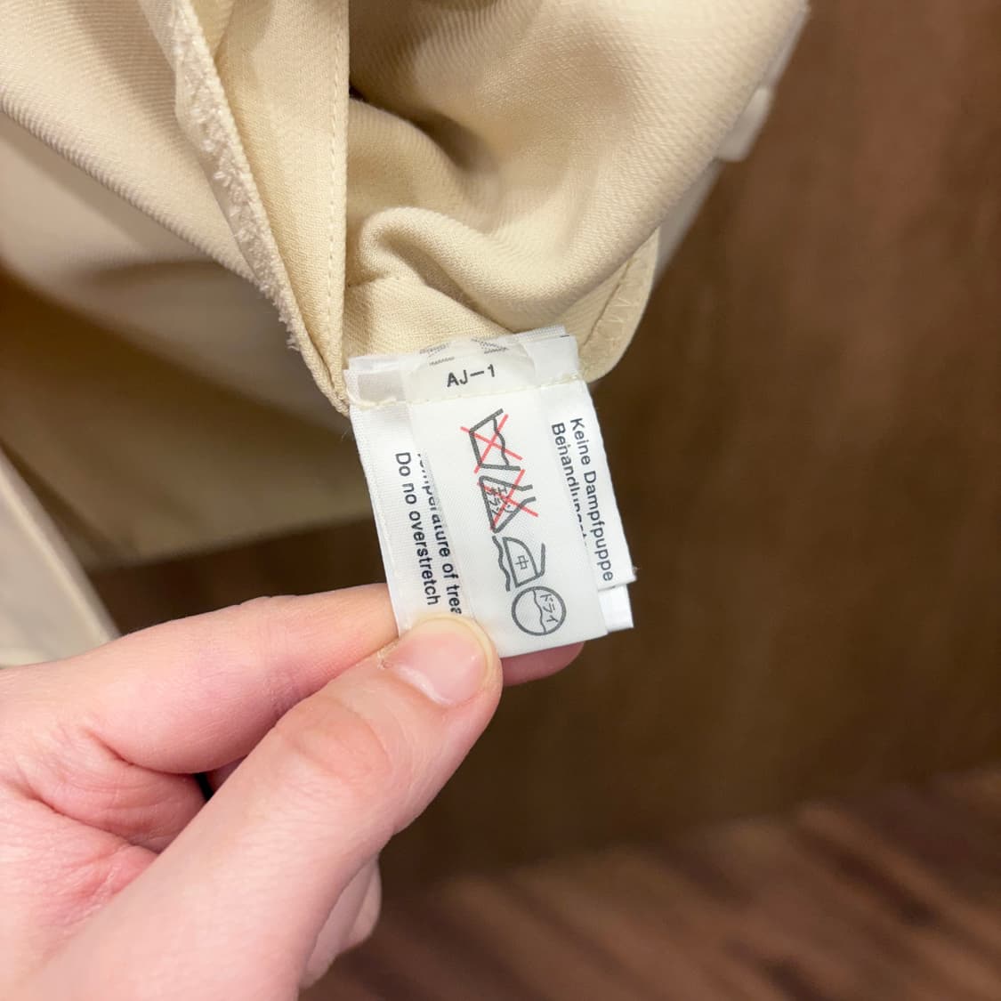 아크리스 노카라 싱글 자켓 프론트 히든 버튼 클로징 포켓 디테일 아이보리 상품이미지8