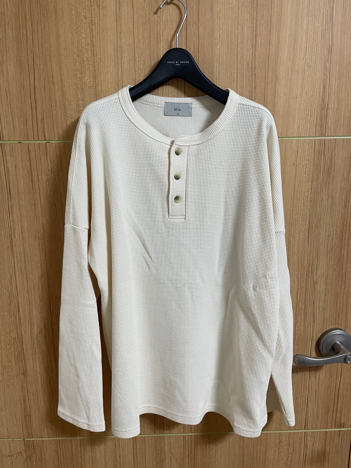 헨리넥 와플 롱슬리브 상품이미지1