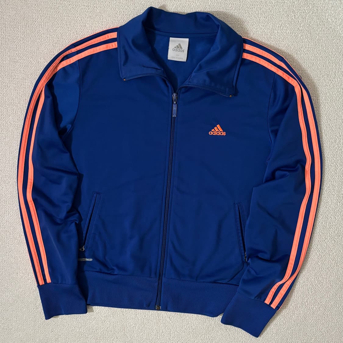 아디다스 블루 스몰로고 트랙탑 져지 상품이미지1