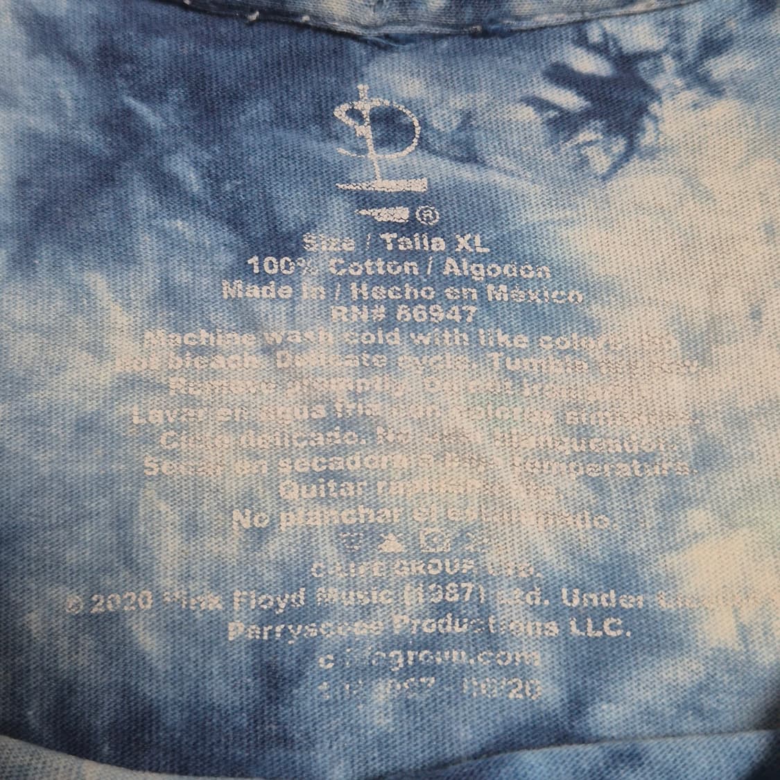 [XL] 핑크플로이드 73년 북미투어 타이다이 오피셜 -584 상품이미지3