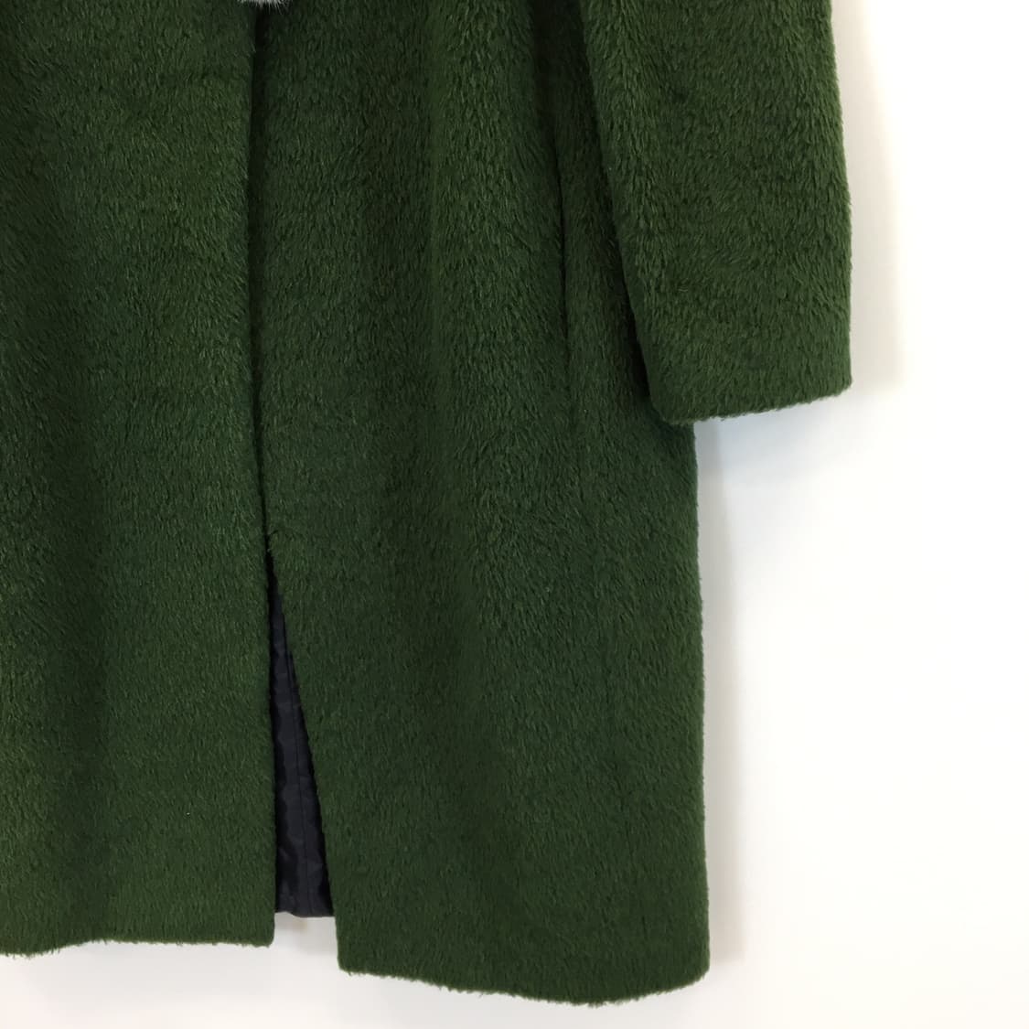 오즈세컨 알파카 코트 딥그린 82-94-160 상품이미지3
