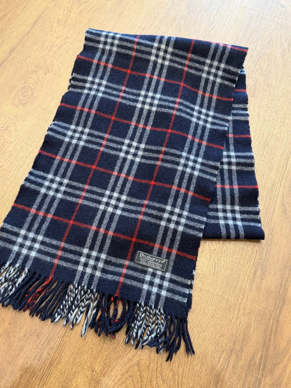 Burberrys 버버리 램스울 체크 머플러 (made England) 상품이미지3