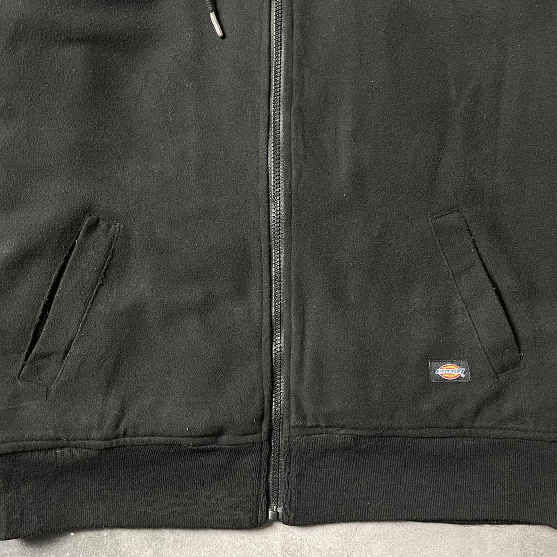 DICKIES 디키즈 빈티지 블랙 울 셰르파 후드 집업 A00805 상품이미지4