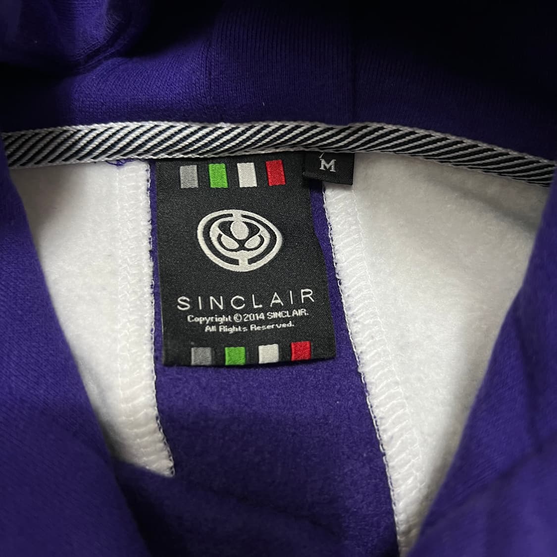 싱클레어 기모 패치워크 멀티컬러 블록 후드 티셔츠 [배색] M/95 상품이미지4