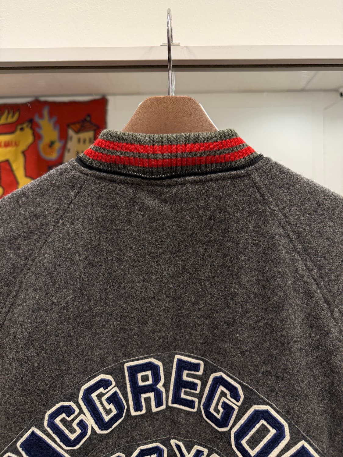 90-00s Mcgregor 맥그리거 울 바시티 집업 자켓 (Japan) 상품이미지6