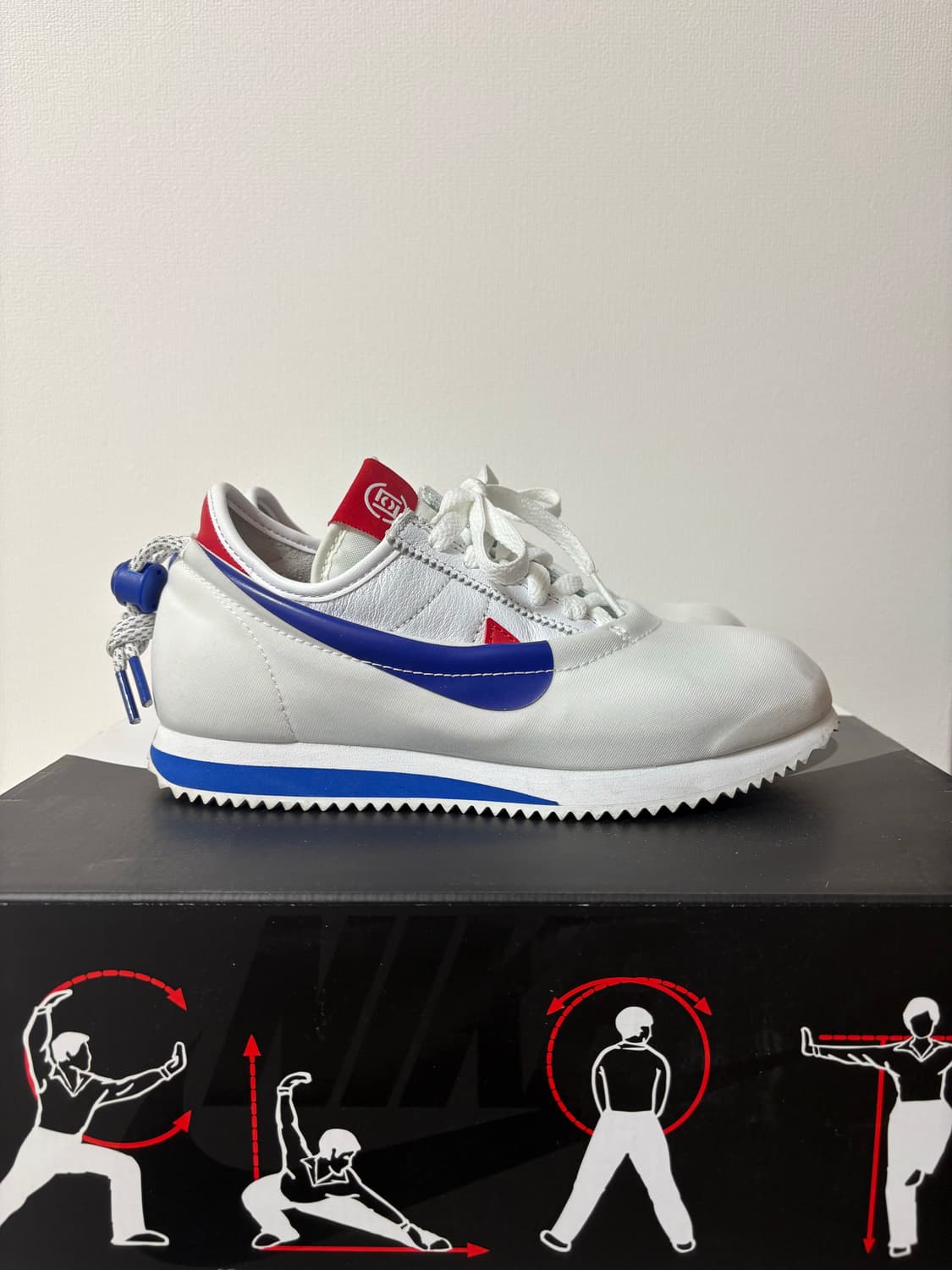 나이키 x 클랏 코르테즈 SP 화이트 앤 게임 로얄 상품이미지5