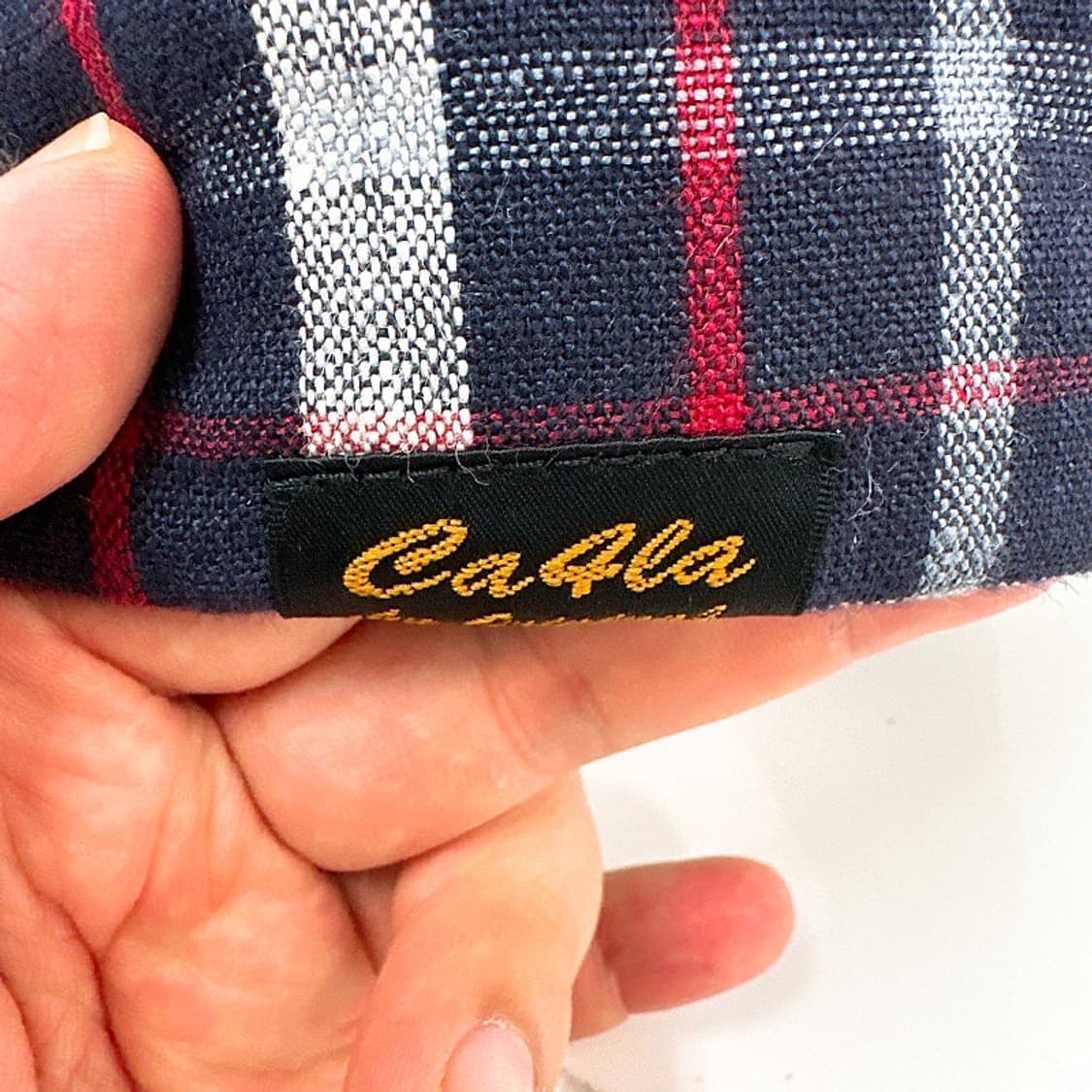 (정품/새상품) CA4LA 카시라 남성 체크 헌팅캡 상품이미지2