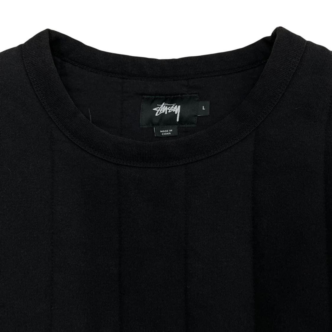 스투시 사이드 패치로고 골지 맨투맨 L 상품이미지6