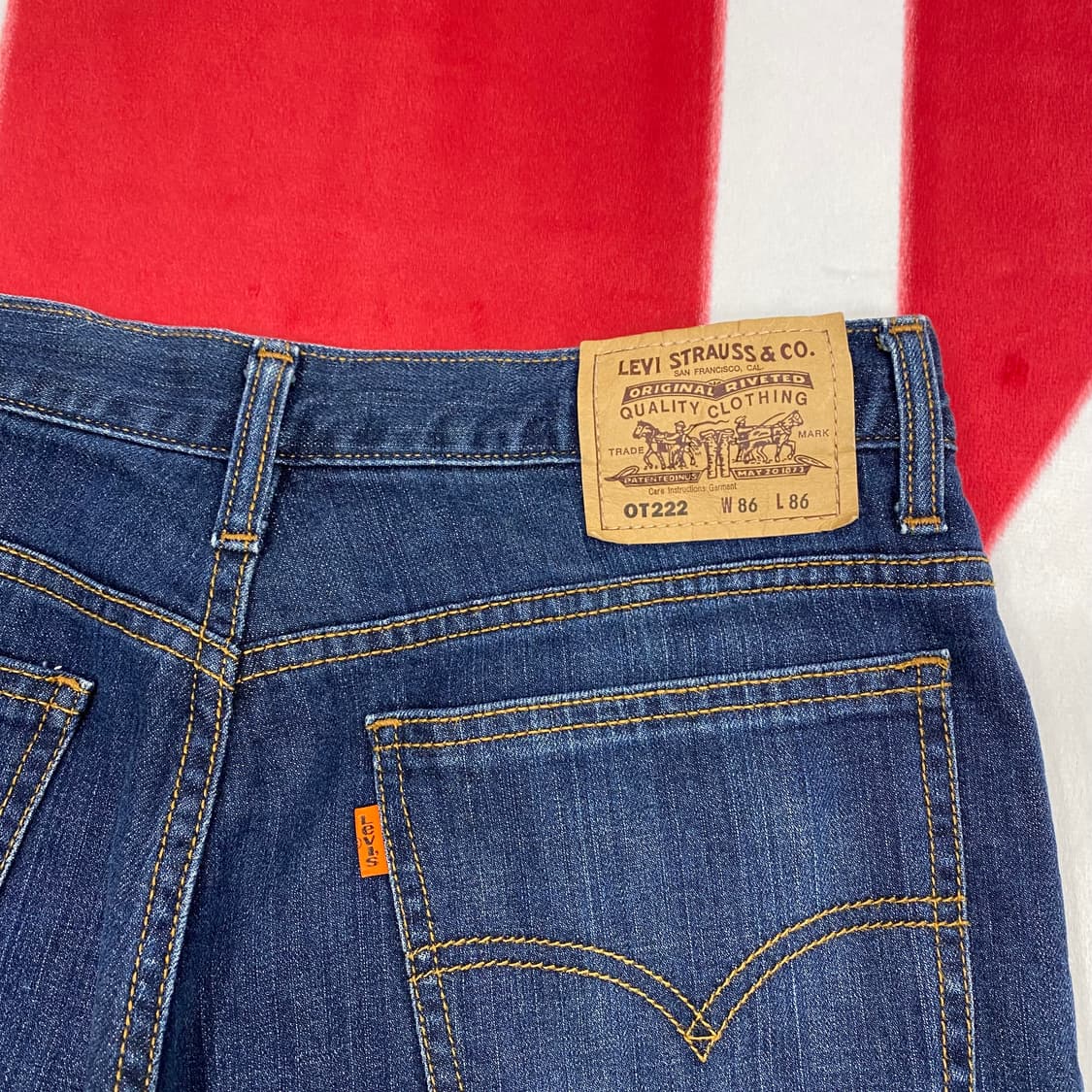 리바이스 오렌지탭 청바지 34 상품이미지4